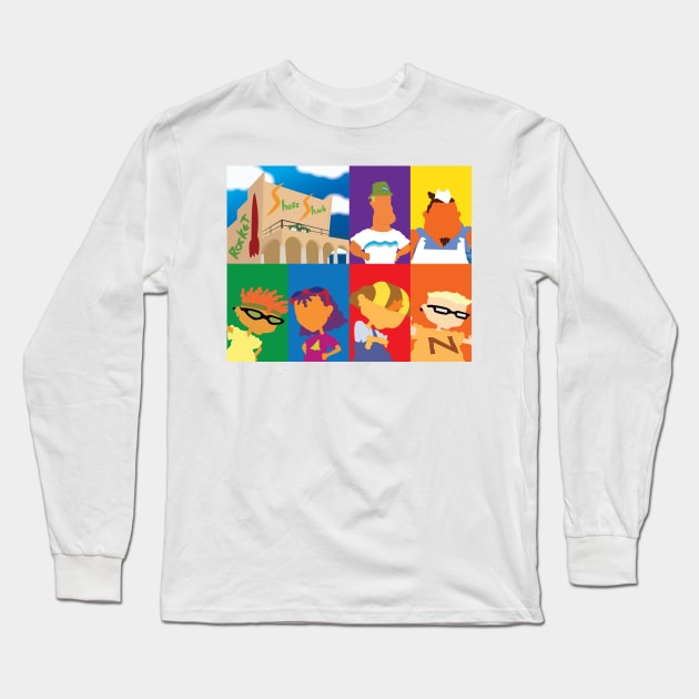 rocket power Long Sleeve T-Shirt by ehaverstick